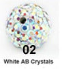 Wholesale 50pcs 8mm Straight Hole Clay Beads with Drill